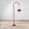 Lampada da terra modello 5055 in metallo rosso di Luigi Bandini Buti per Kartell, Immagine 6