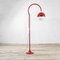 Lampada da terra modello 5055 in metallo rosso di Luigi Bandini Buti per Kartell, Immagine 4