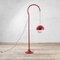 Model 5055 Red Metal Ground Lamp with Ups and Down System by Luigi Bandini Buti for Kartell 1