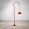 Model 5055 Red Metal Ground Lamp with Ups and Down System by Luigi Bandini Buti for Kartell, Image 2