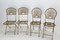 Mid-Century French Iron Chairs and Table, Set of 4 4