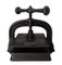 Antique Cast Iron Industrial Book Press, France, 1880s, Image 6