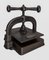 Antique Cast Iron Industrial Book Press, France, 1880s 7
