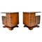 Art Deco Bedside Tables, Czechoslovakia, 1930s, Set of 2, Image 1