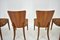 Art Deco H-214 Dining Chairs by Jindrich Halabala for Up Závody, 1930s, Set of 4, Image 11