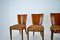 Art Deco H-214 Dining Chairs by Jindrich Halabala for Up Závody, 1930s, Set of 4, Image 4
