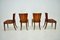 Art Deco H-214 Dining Chairs by Jindrich Halabala for Up Závody, 1930s, Set of 4, Image 8