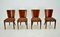 Art Deco H-214 Dining Chairs by Jindrich Halabala for Up Závody, 1930s, Set of 4 2