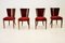 Art Deco H-214 Dining Chairs by Jindrich Halabala for Up Závody, 1930s, Set of 4 2