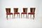 Art Deco H-214 Dining Chairs by Jindrich Halabala for Up Závody, 1930s, Set of 4 12