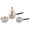 Coffee Service in Sterling Silver by Henning Koppel for Georg Jensen, Set of 3 1