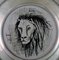 Annual Animal Plates in Sterling Silver by Bernard Buffet, 1975-77, Set of 3 2