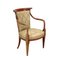 Fauteuil en Hêtre et Tissu, Italie, 1950s-1960s 1