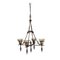Neo-Renaissance Chandelier in Wrought Iron, Image 1
