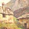 Vincenzo Ghione, Mountain Landscape, Oil on Board, Framed, Image 5