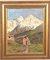 Vincenzo Ghione, Mountain Landscape, Oil on Board, Framed, Image 1