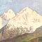 Vincenzo Ghione, Mountain Landscape, Oil on Board, Framed, Image 3