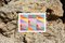 Natalia Roman, Pastell diagonale Fliesen Komposition mit rosa, gelben und roten Dreiecken, 2022, Acryl auf Aquarellpapier 2