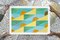 Natalia Roman, Golden Sunset Beaches in giallo, verde e turchese, 2022, acrilico su carta da acquerello, Immagine 2