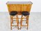 Mid-Century Bamboo Tiki Bar, 1960s, Set of 3 4