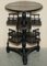Antique Victorian Chinese Revolving Bookcase Side Table, Image 8