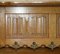 Dutch Carved Oak Wall Rack with French Royal Hooks 4
