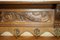 Appendiabiti da parete in quercia intagliata con ganci romantici, Olanda, Immagine 6