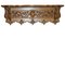 Dutch Oak Ornately Carved Cherub Wall Rack with Hanger Royal Hooks, Image 1