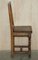 Antique Victorian English Oak Chapel Dining Chairs, Set of 6 10