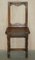 Antique Victorian English Oak Chapel Dining Chairs, Set of 6 3