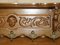 Dutch Oak Carved Cherub Wall Rack with Royal Hooks 5