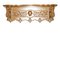 Dutch Oak Carved Cherub Wall Rack with Royal Hooks 1