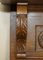 Appendiabiti da parete in quercia intagliata con ganci romantici, Olanda, Immagine 11