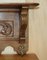 Appendiabiti da parete in quercia intagliata con ganci romantici, Olanda, Immagine 8