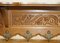 Dutch Oak Fine Cherub Carved Wall Rack, Image 3