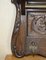 Antique Dutch Oak Fine Carved Wall Rack with Hanger Cherub Hooks 3