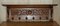 Dutch Oak Heavily Carved Wall Rack with Lion Head 2