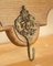 Antique Dutch Oak Cherub Wall Rack with Royal Hooks 8