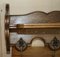 Antique Dutch Oak Cherub Wall Rack with Royal Hooks 2