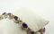 Vintage 9 Karat Rose Gold and Silver Necklace with Amethysts 4