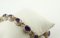 Vintage 9 Karat Rose Gold and Silver Necklace with Amethysts, Image 4