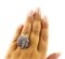 White Gold Ring with Tanzanite and Diamonds, Image 4