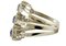 Anello in oro bianco 18 carati con diamanti e tanzanite, Immagine 2