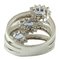 18 Karat White Gold Ring with Diamonds and Tanzanite 3
