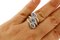 18 Karat White Gold Ring with Diamonds and Tanzanite 5