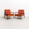 Moderne französische Mid-Century Stühle aus Holz & Metall, 2er Set 11