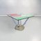 Italian Modern Artifici Table in Glass, Fabric and Wood by Deganello for Cassina, 1985 2