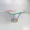 Italian Modern Artifici Table in Glass, Fabric and Wood by Deganello for Cassina, 1985, Image 2