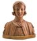 Buste de Femme Art Nouveau Stylisé et Détaillé en Plâtre 7