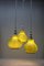 Lampe à Suspension Swirl Ball avec 3 Lampes Globulaires de Fischer Leuchten, Allemagne 5